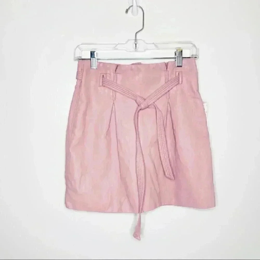 Free People Payton Vegan [Faux] Leather Mini Skirt - Picture 2 of 3